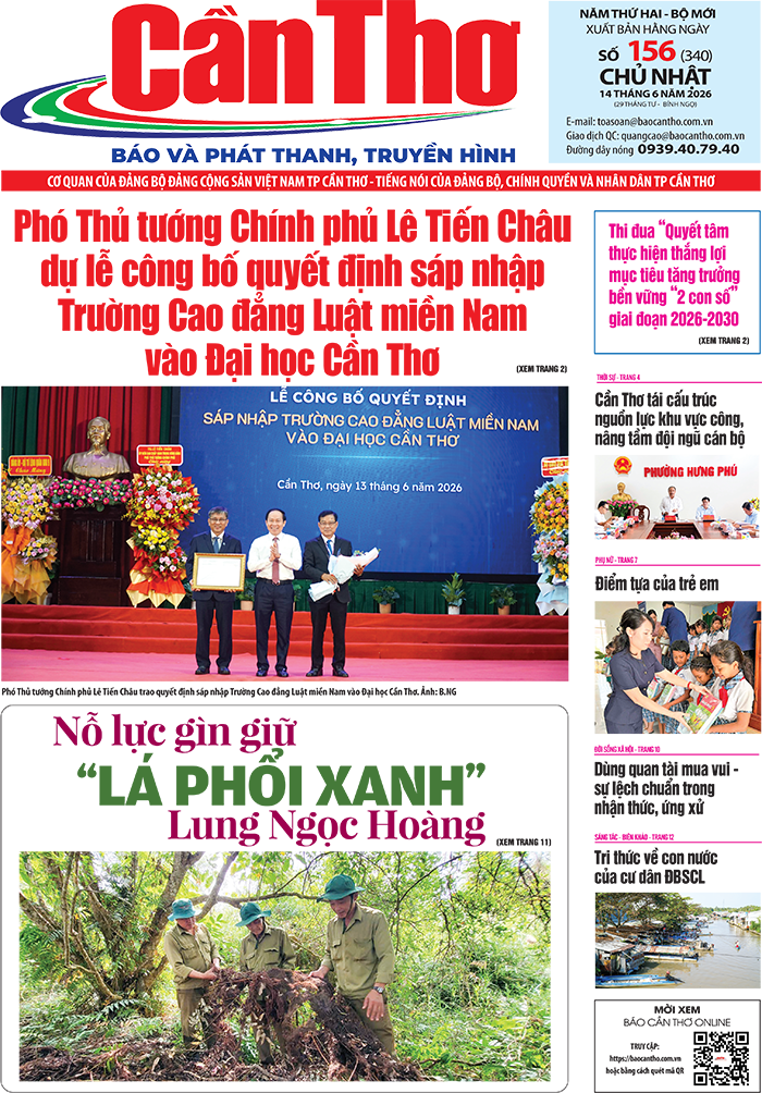 Số 156, Chủ Nhật (14/06/2026)
