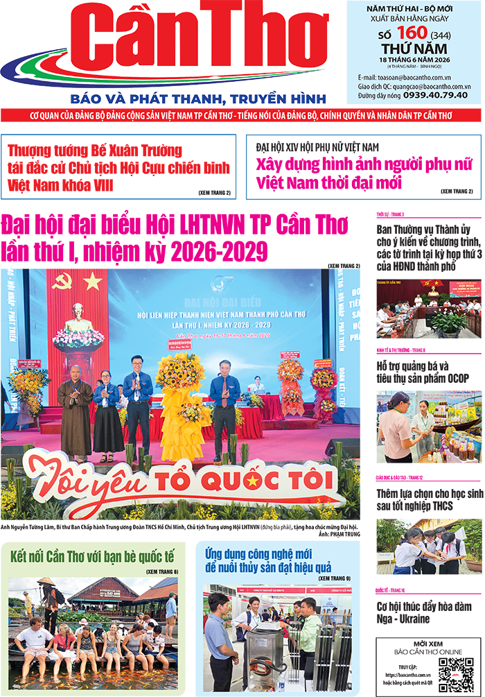 Số 160, Thứ Năm (18/06/2026)