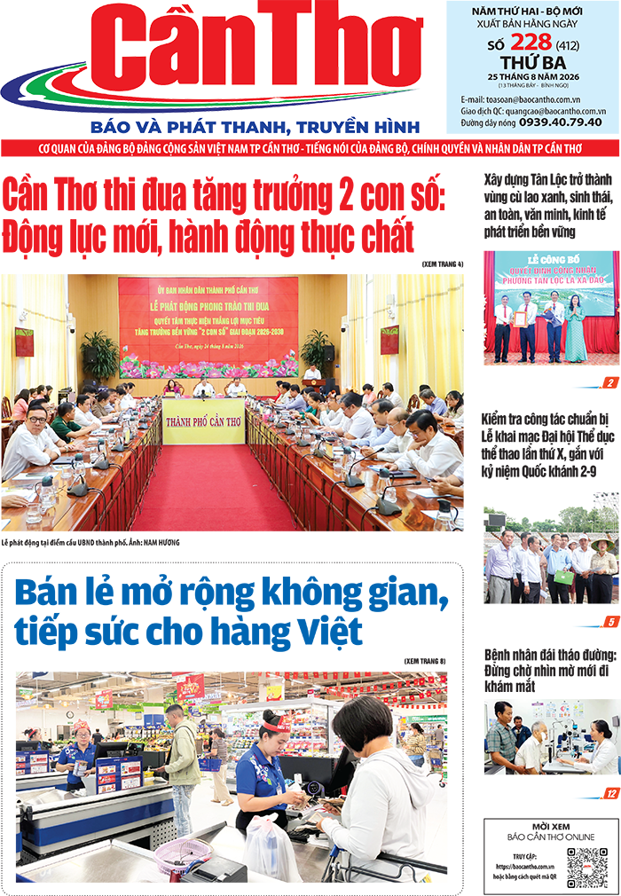 Số 228, Thứ Ba (25/08/2026)
