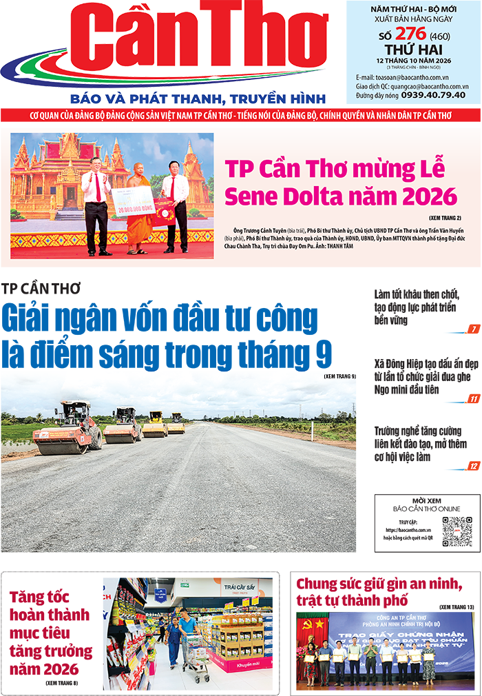 Số 276, Thứ Hai (12/10/2026)