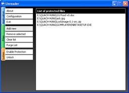 Unreader 1.0.0  Không cho xem 
và xóa tập tin