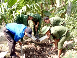 Đầm ấm Tết quân dân