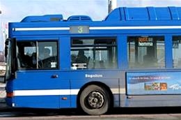 Xe buýt chạy bằng rác cống
