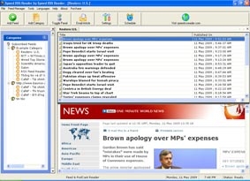 Speed RSS Reader:  Kiểm tra tin tức từ các website