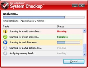 3 phút kiểm tra “sức khỏe” 
máy tính với System Checkup