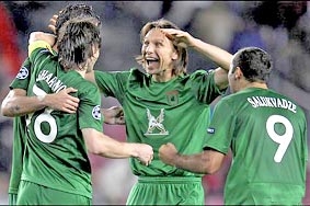 Rubin Kazan - Hiện tượng ở Champions League
