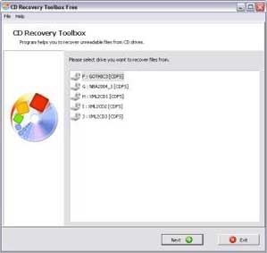 CD Recovery Toolbox Free 1.1.15 - 
Phục hồi dữ liệu từ đĩa CD hư hỏng