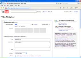 Tạo trang web trưng bày các flash video với YouTube