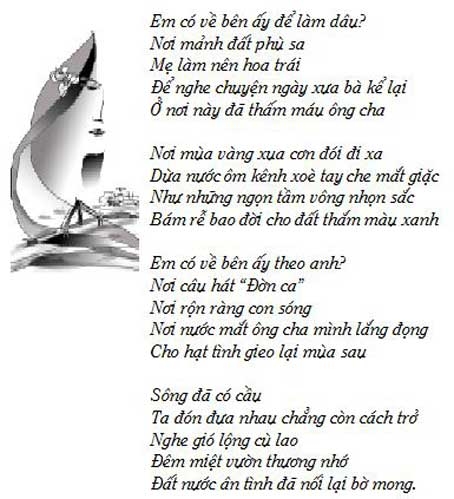 Em ơi 
sông đã có cầu