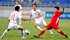 Đội tuyển CHDCND Triều Tiên
giành cúp vô địch