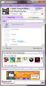 Yahoo Messenger 11 - những cải tiến ấn tượng