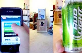 Lấy bia trong tủ lạnh bằng... iPhone