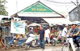 Để chợ xã đạt tiêu chí 
chợ nông thôn mới