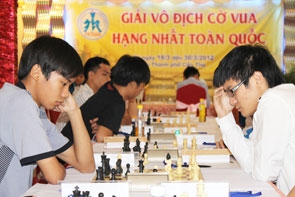 Khai mạc Giải cờ vua hạng Nhất toàn quốc năm 2012