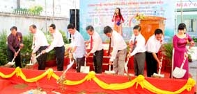 Khởi công xây dựng
Trường Mẫu giáo An Bình