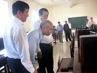 Nhiều trường học khánh thành
và khai giảng  năm học mới 2012-2013