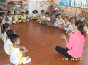 Trường Mẫu giáo Đông Hiệp xuống cấp nghiêm trọng