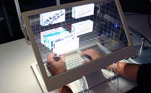 Máy tính 3D trong suốt