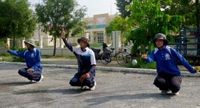Bộ ba bi sắt nữ Cần Thơ