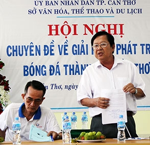 Tìm giải pháp phát triển bóng đá Cần Thơ