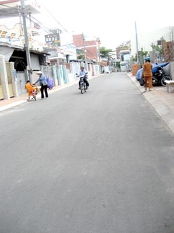 Niềm vui của người dân hẻm 314