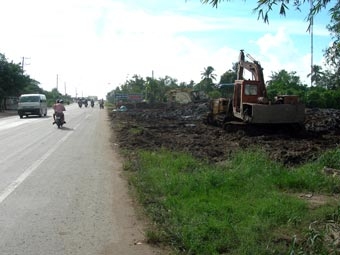 CHƯA ĐẢM BẢO AN TOÀN GIAO THÔNG  TRÊN QUỐC LỘ 91B