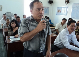 Các đại biểu HĐND thành phố tiếp xúc cử tri quận Ninh Kiều