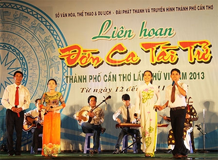 Đơn vị huyện Cờ Đỏ đạt giải Xuất sắc Liên hoan Đờn ca tài tử TP Cần Thơ năm 2013