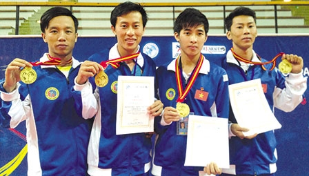 Bộ tứ vàng của 
Vovinam Cần Thơ