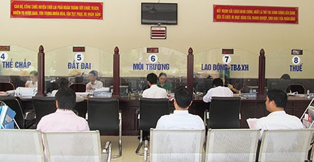 Nỗ lực giải quyết tốt thủ tục
hành chính trong lĩnh vực đất đai