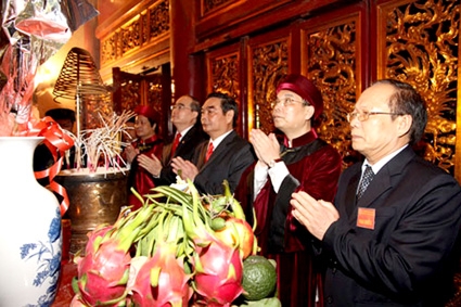 Trọng thể tổ chức Lễ giỗ Tổ Vua Hùng 2014 trên đất Tổ Hùng Vương