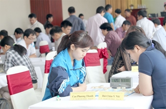 Khai mạc giải cờ tướng các đấu thủ mạnh toàn quốc 2014