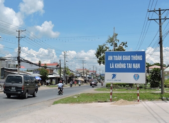 Tích cực tuyên truyền an toàn giao thông cho lực lượng công nhân