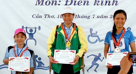 “VÀNG MỚI” 
của thể thao khuyết tật Cần Thơ