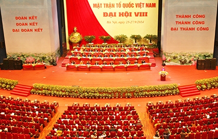 Ngày 26-9, khai mạc Đại hội đại biểu toàn quốc Mặt trận Tổ quốc Việt Nam lần thứ VIII