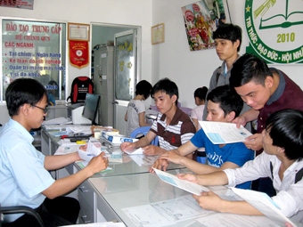 Tỷ lệ tuyển sinh bậc trung cấp các trường ở Cần Thơ rất thấp