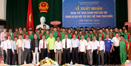 Đoàn thể thao Cần Thơ xuất quân