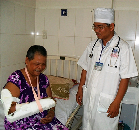Thường xuyên tiếp nhận cấp cứu tai nạn giao thông