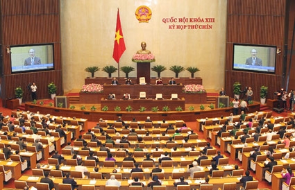 KHAI MẠC TRỌNG THỂ KỲ HỌP THỨ 9 QUỐC HỘI KHÓA XIII