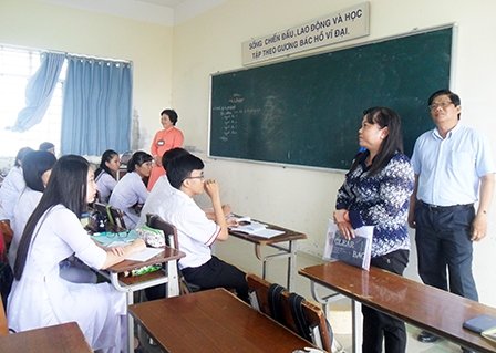 Giám sát công tác chuẩn bị thi THPT quốc gia năm 2015
