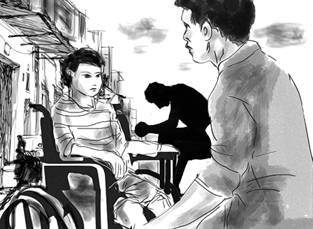 Đi qua khuyết tật