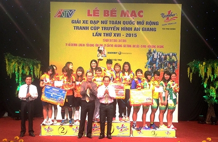 Kết thúc Giải xe đạp nữ Cúp truyền hình An Giang - Number 1