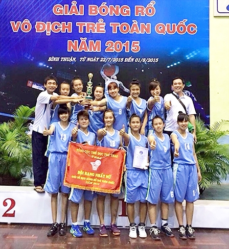 Đội bóng rổ nữ Cần Thơ gây bất ngờ