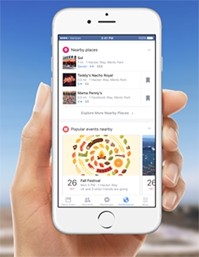 Facebook cập nhật thẻ thông báo trên ứng dụng di động
