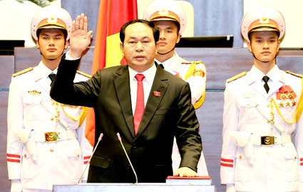 Ông Trần Đại Quang tuyên thệ nhậm chức Chủ tịch nước