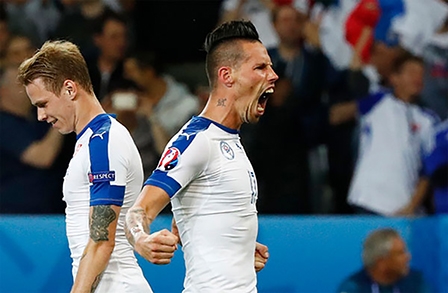 Nga  Slovakia: 1-2 
Dấu ấn Hamsik