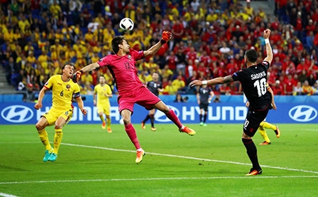 Romania  Albania: 0-1

Thất vọng với Romania