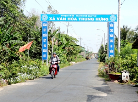 Đồng lòng thực hiện mục tiêu xã nông thôn mới