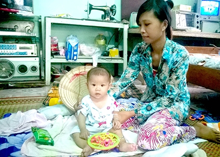 Xót lòng bé 9 tháng tuổi chống chọi bệnh tim