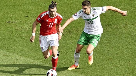 XỨ WALES- BẮC AILEN: 1 - 0 
McAuley đốt lưới nhà đáng tiếc